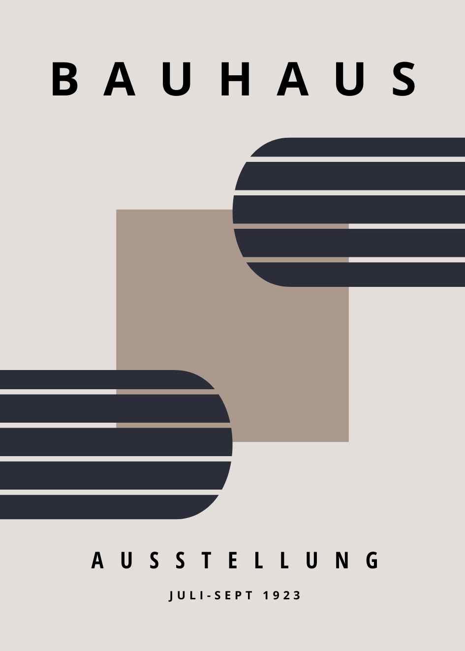 Plakat Bauhaus №.85