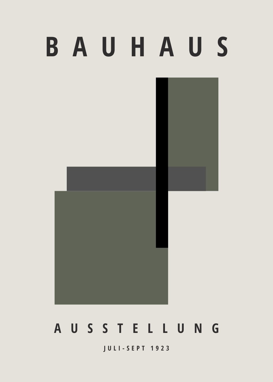 Plakat Bauhaus №.101