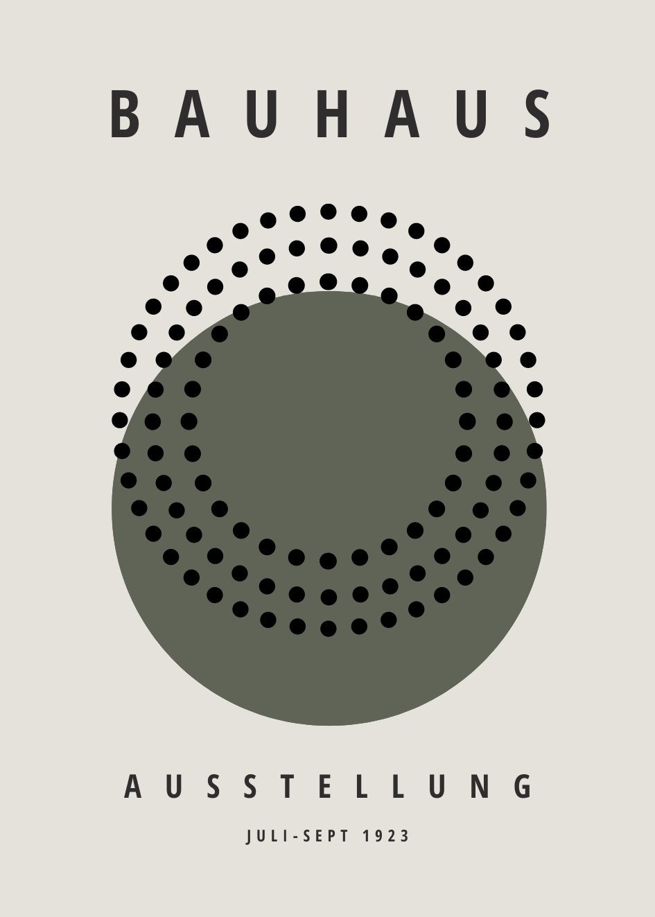 Plakat Bauhaus №.105