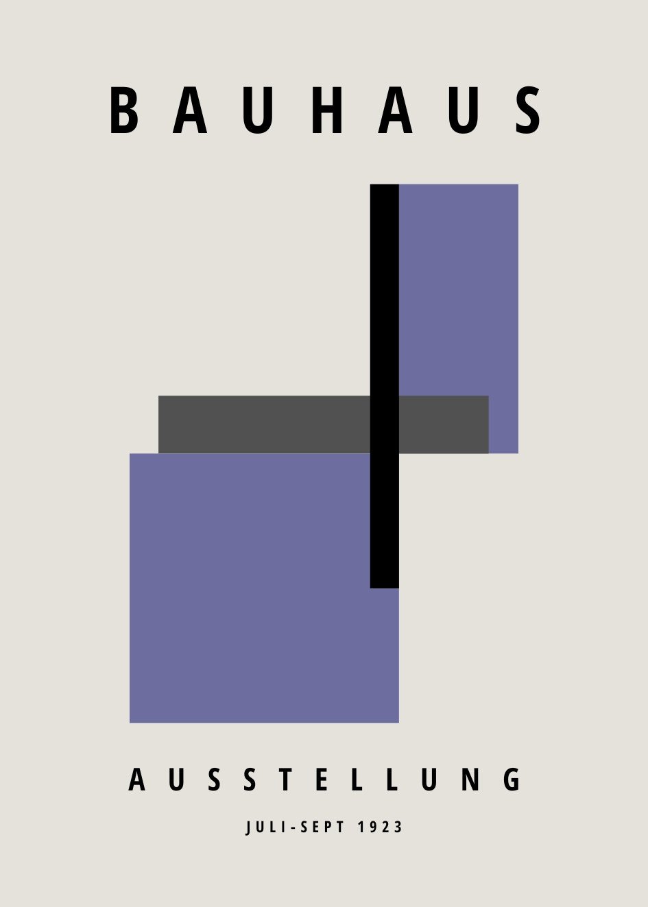 Plakat Bauhaus №.109