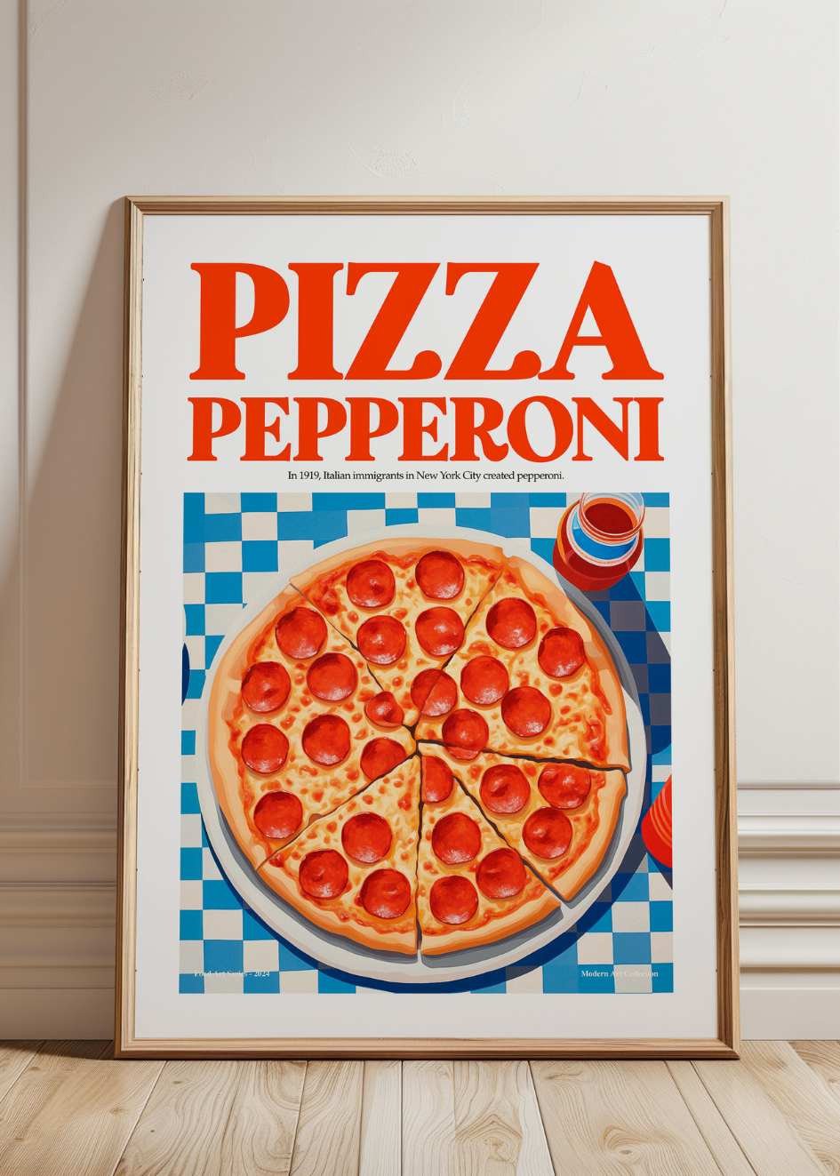 Plakat Pizza Pepperoni