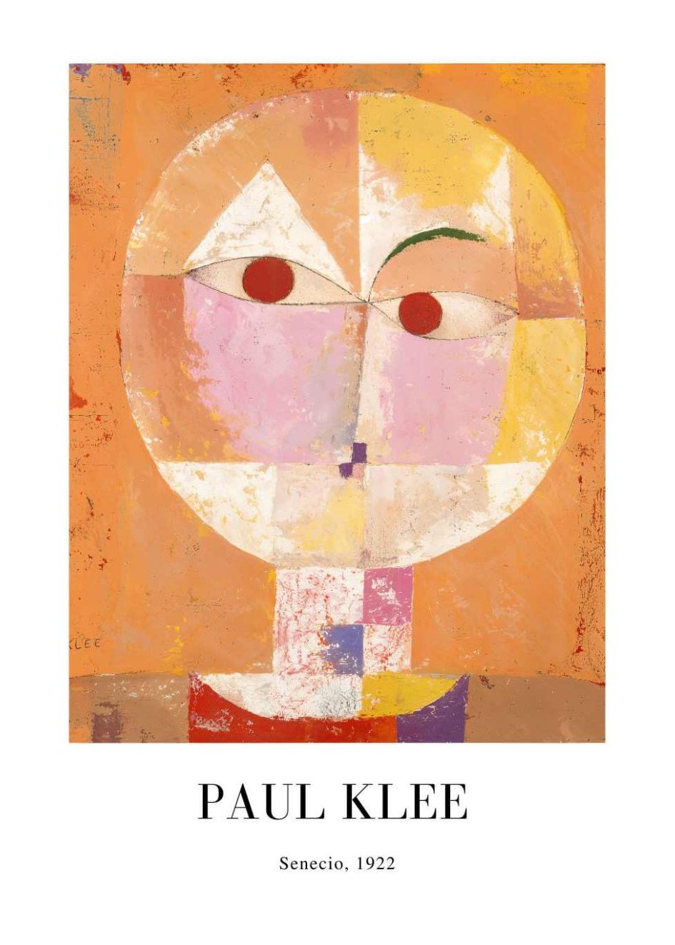 Paul Klee Senecio Plakat