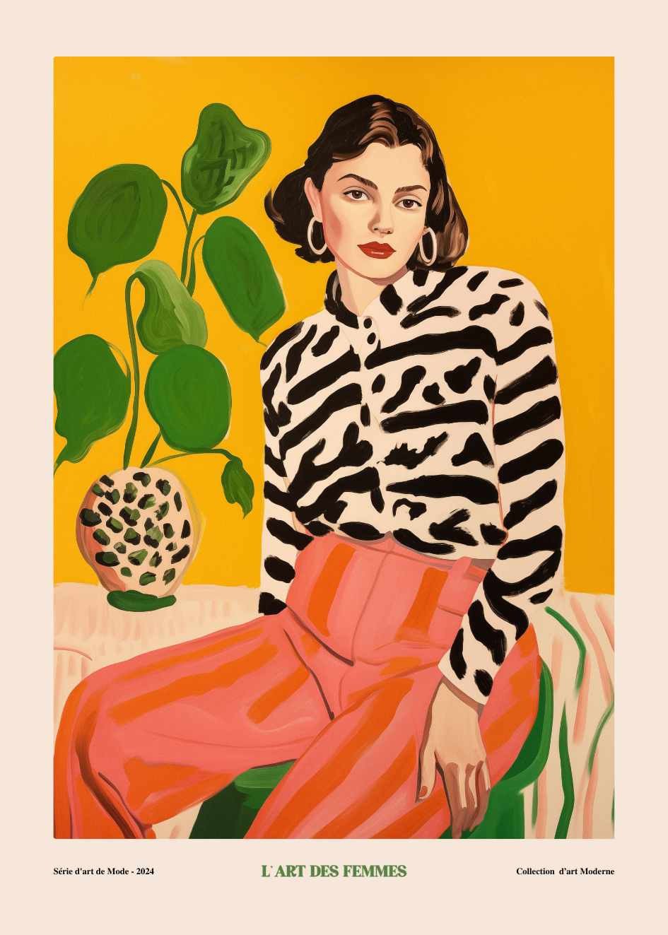 Woman Design №5 Poster