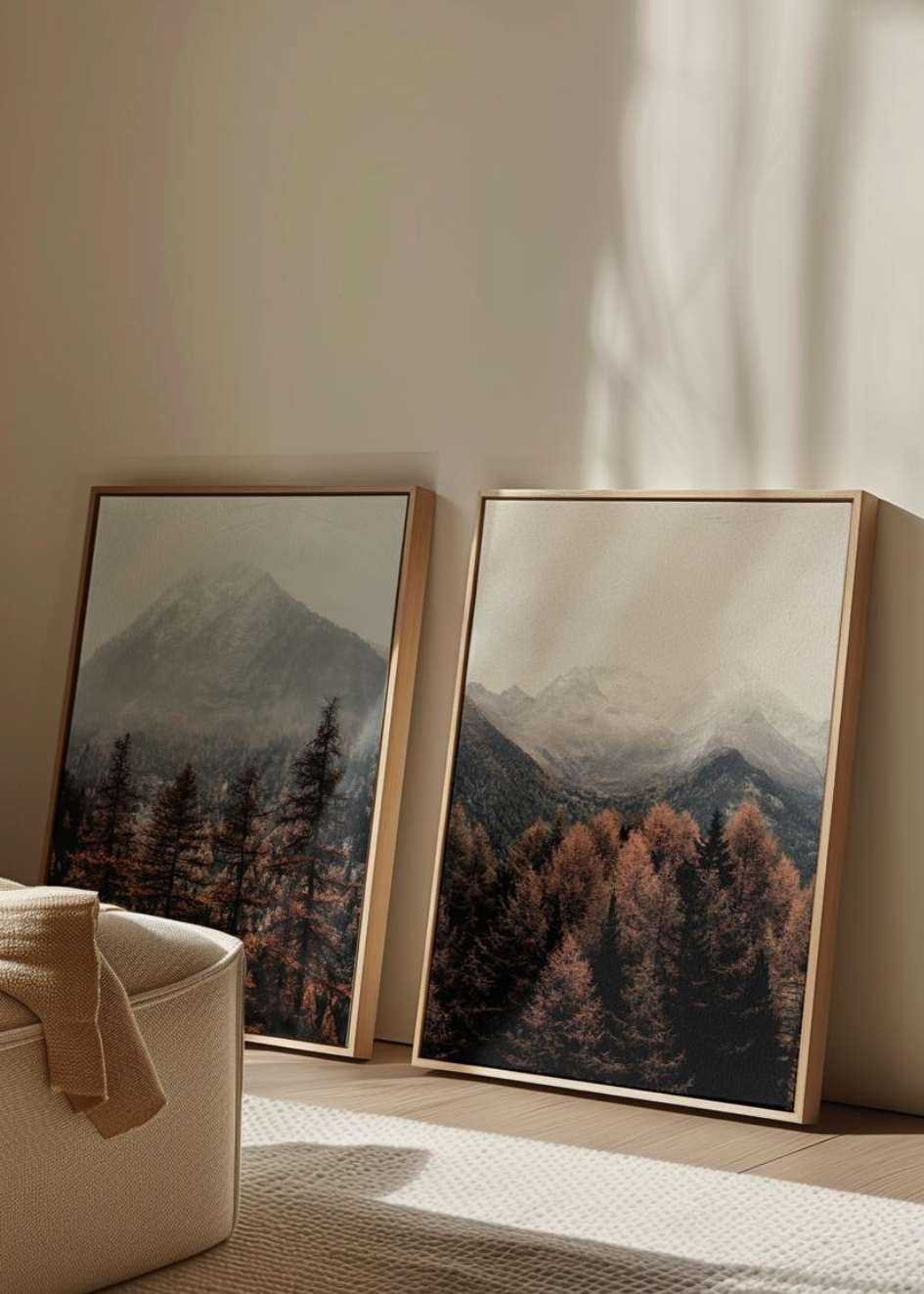 Nature SET 2 Framed Canvas