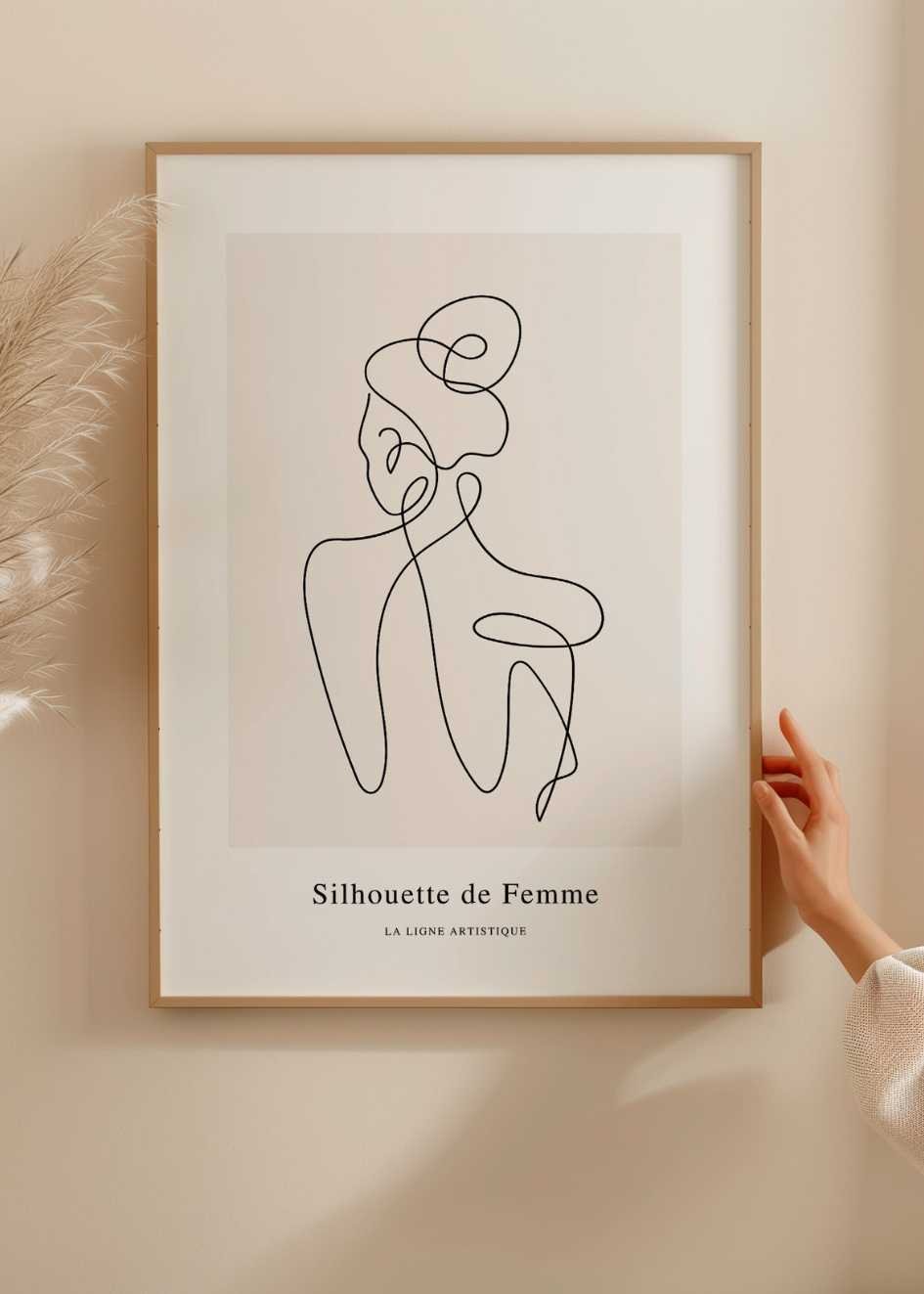 One Line Art Femme Poster