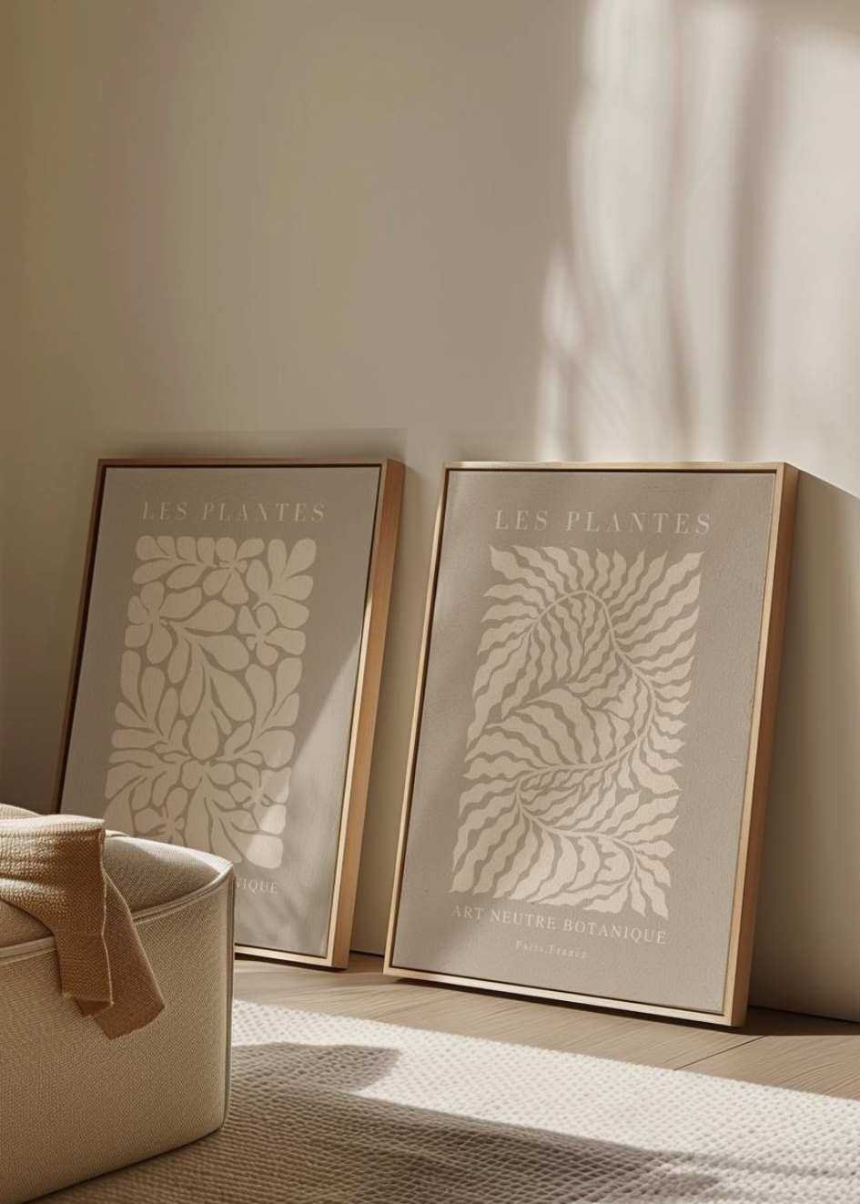 Beige Set 2 Canvas