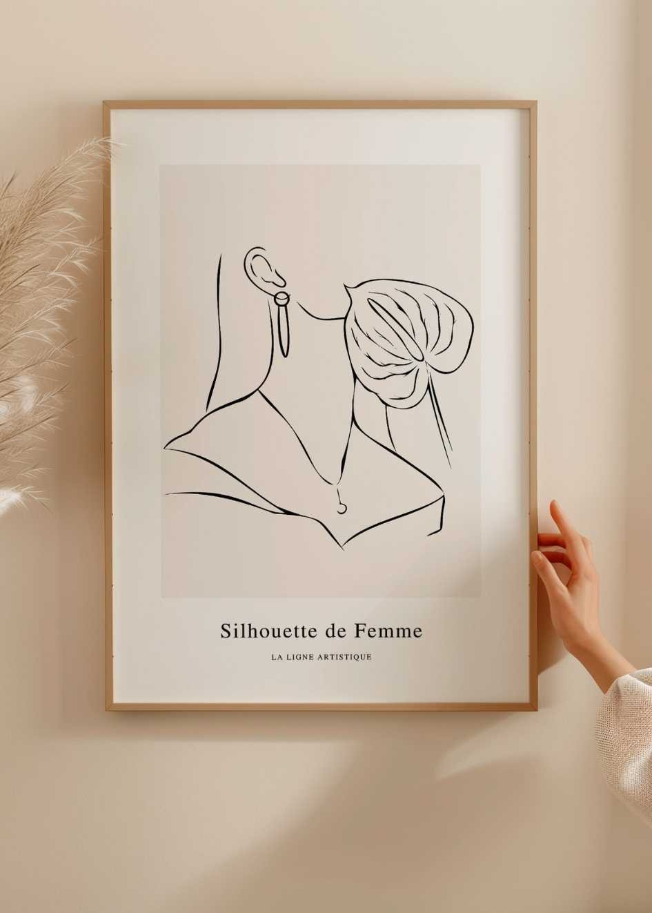 Poster Female Silhouette