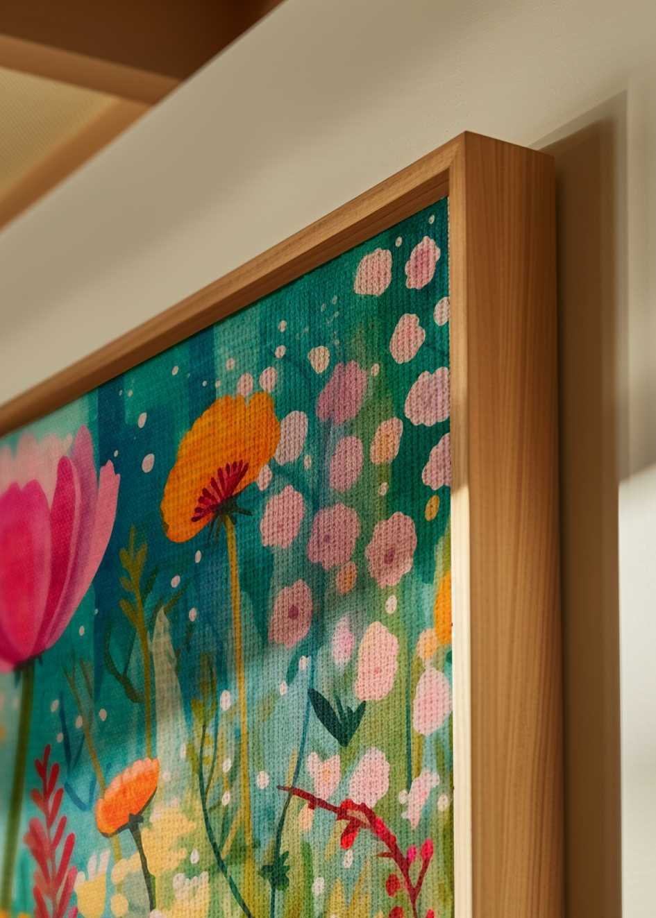 Flower Framed Canvas №2