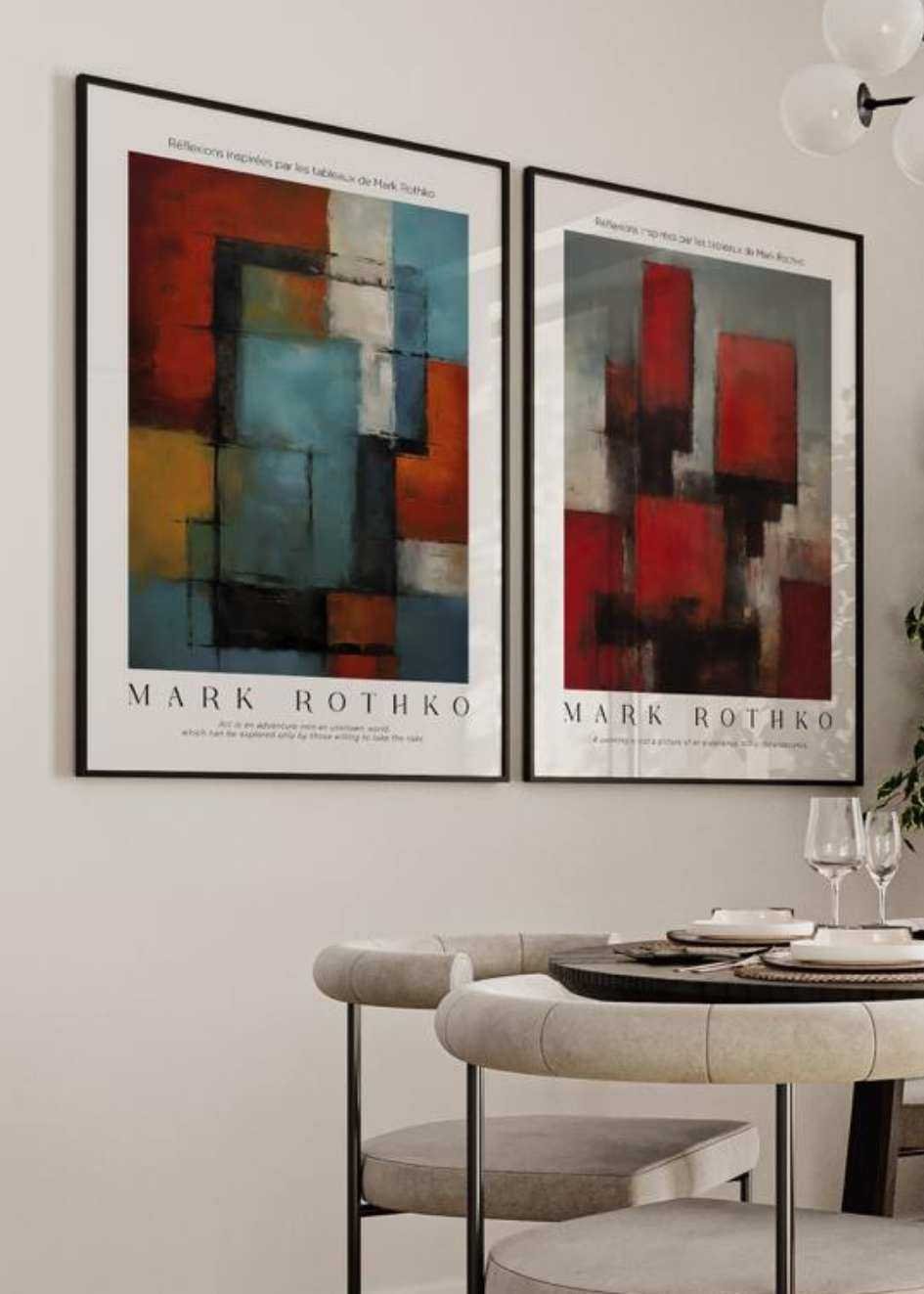 Mark Rothko Set 2 Prints