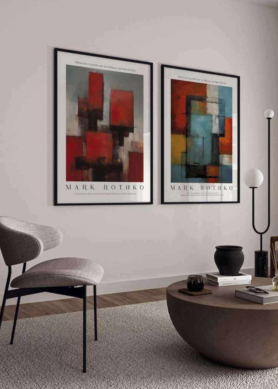 Mark Rothko Set 2 Posters