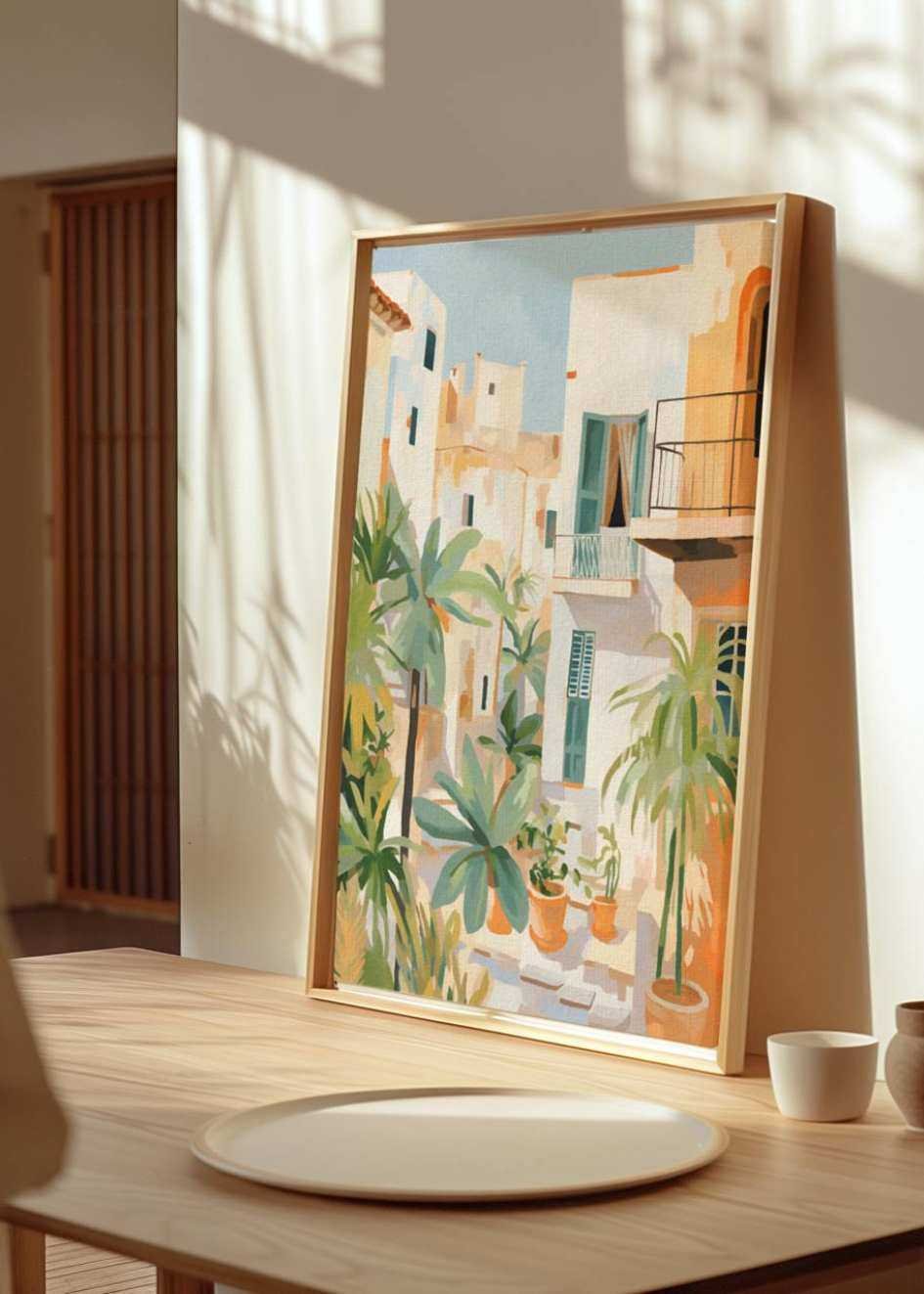 Framed Canvas Sommer