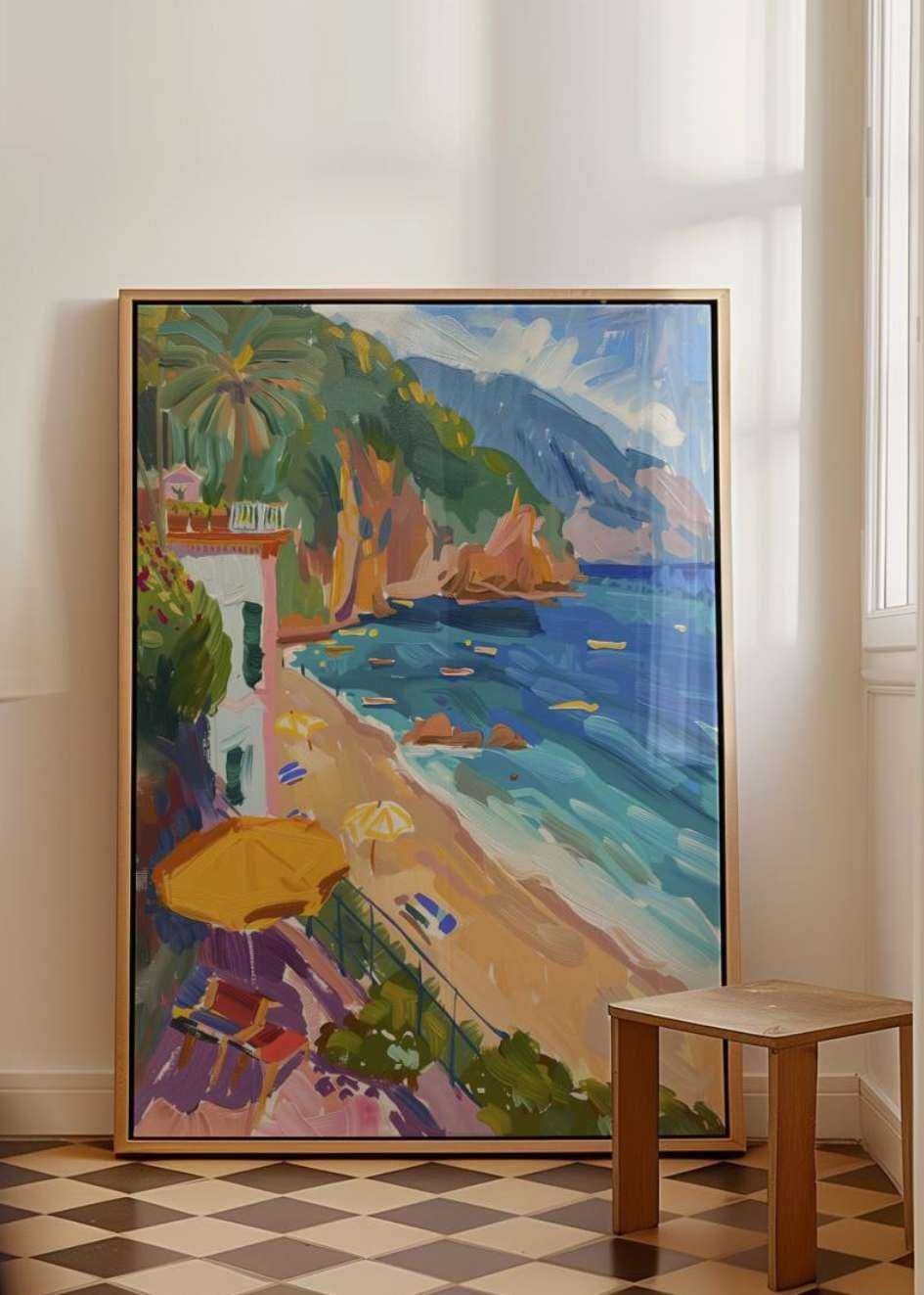 Amalfi Framed Canvas №2