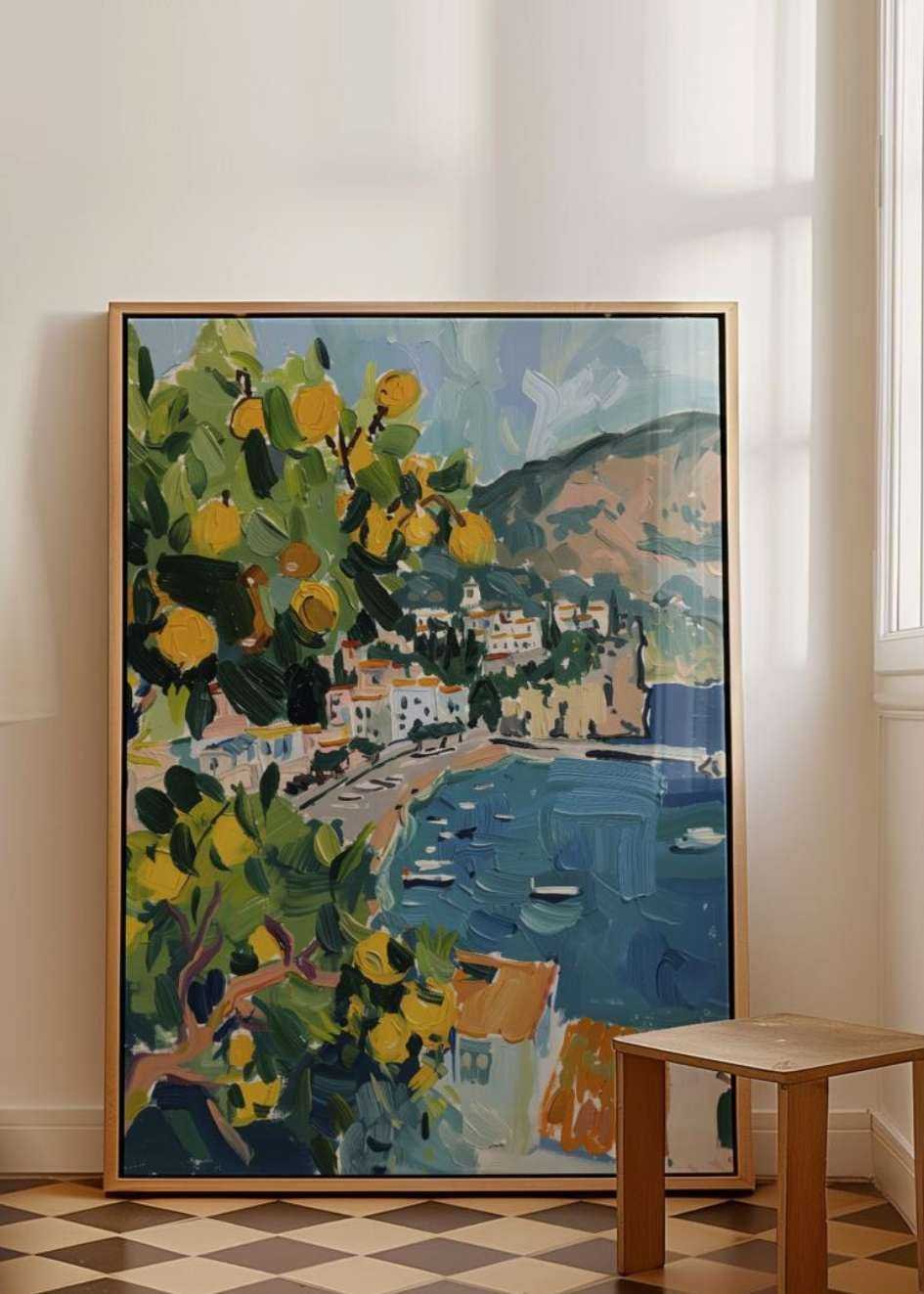 Amalfi Framed Canvas №3