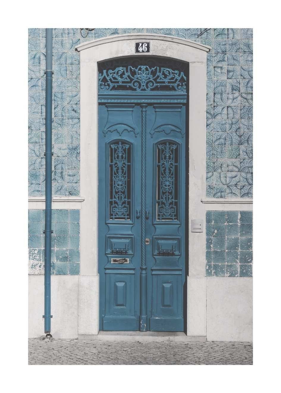 Plakat Drzwi Vintage