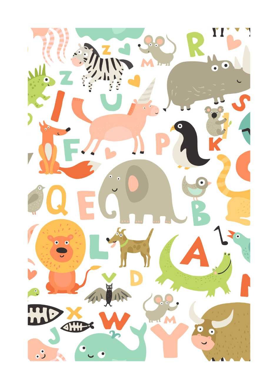 Plakat Zwierzęta