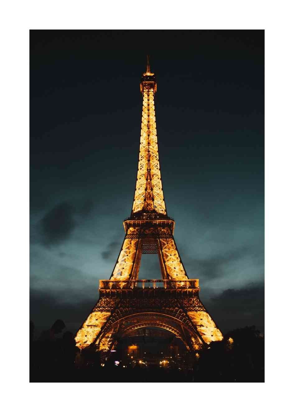 Poster Eiffelturm