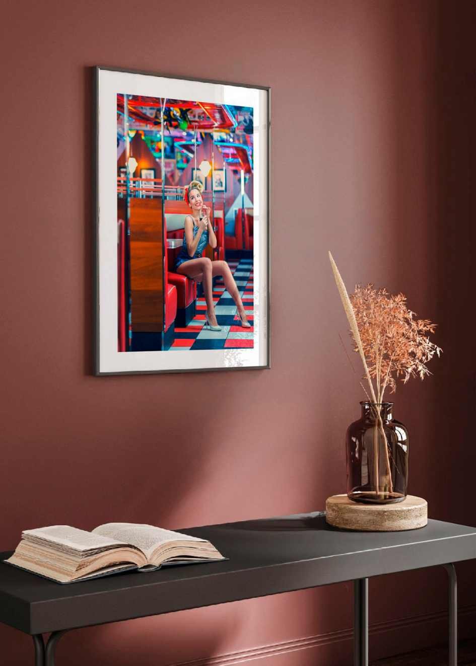 Plakaty i obrazy na ścianę do salonu - styl vintage