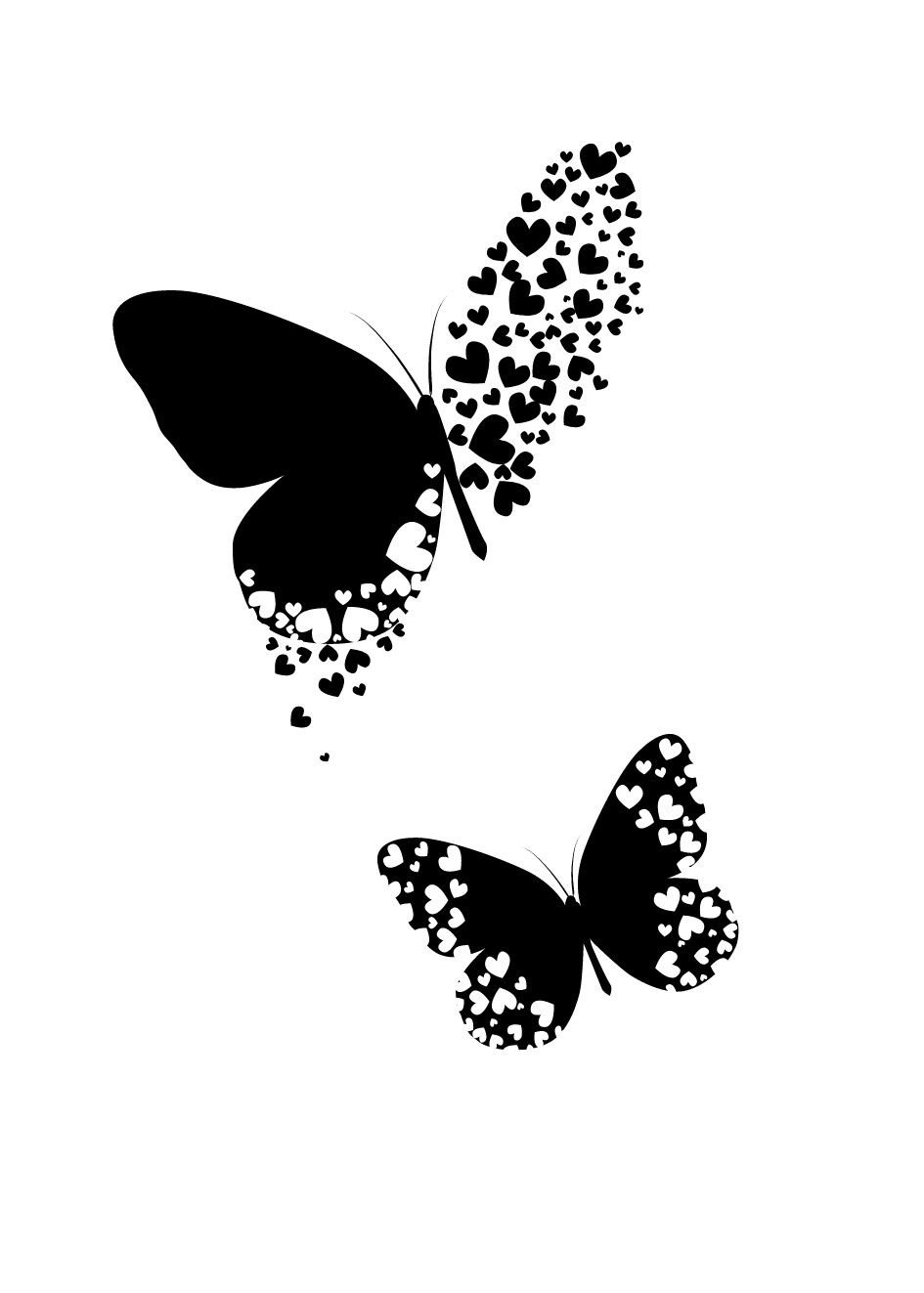 Schmetterlinge Poster