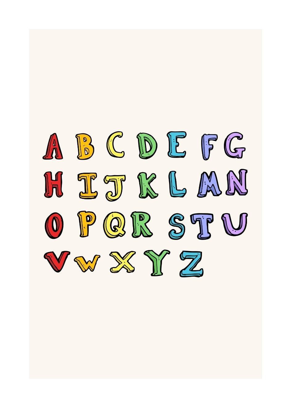 kinderposter abc