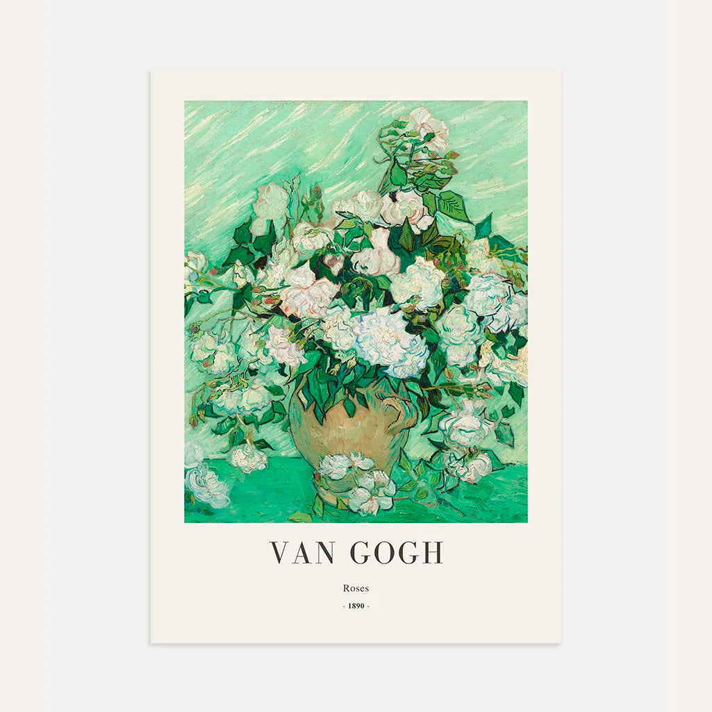 Vincent van Gogh Roses Poster