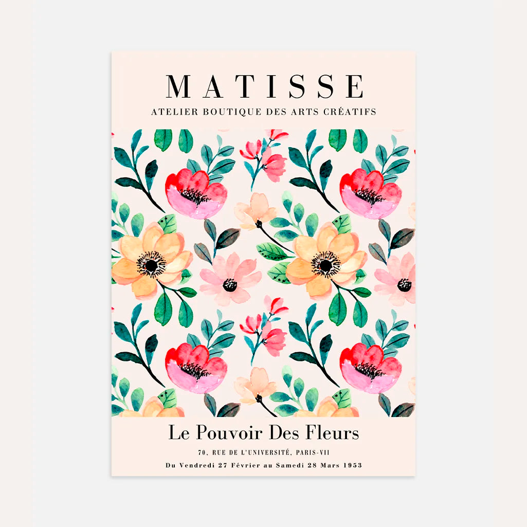 Colorful Garden / Matisse Poster