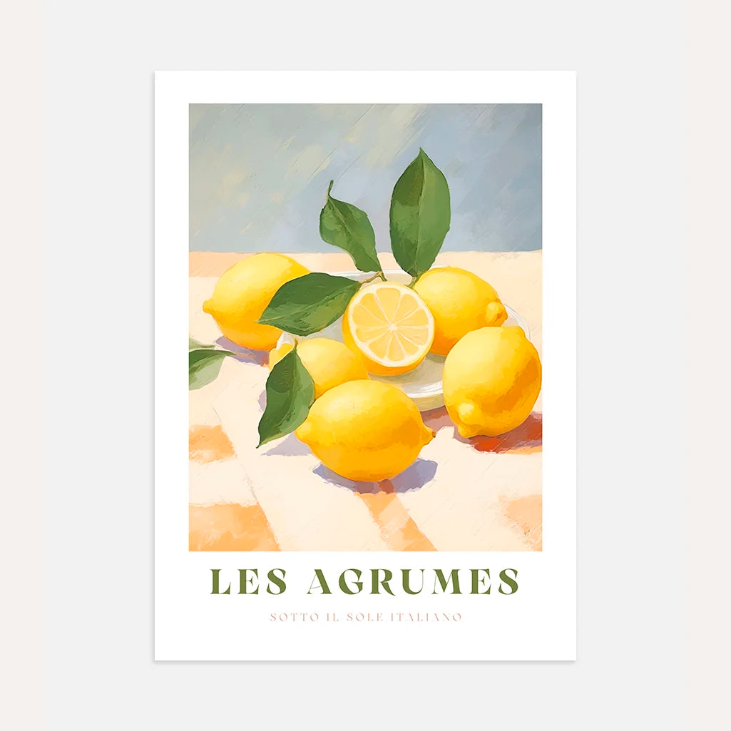 Les Agrumes Verde Lemon Poster