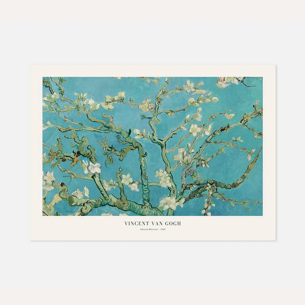 Van Gogh Almond Blossom Landscape Poster
