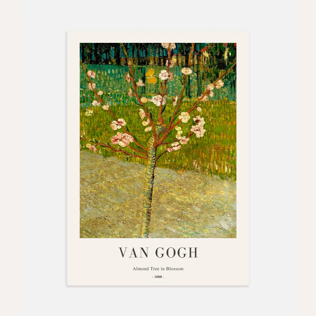 Vincent van Gogh Almond Tree in Blossom Poster