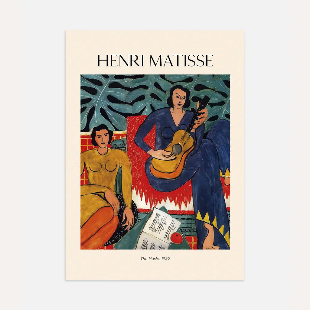 Henri Matisse The Music Poster