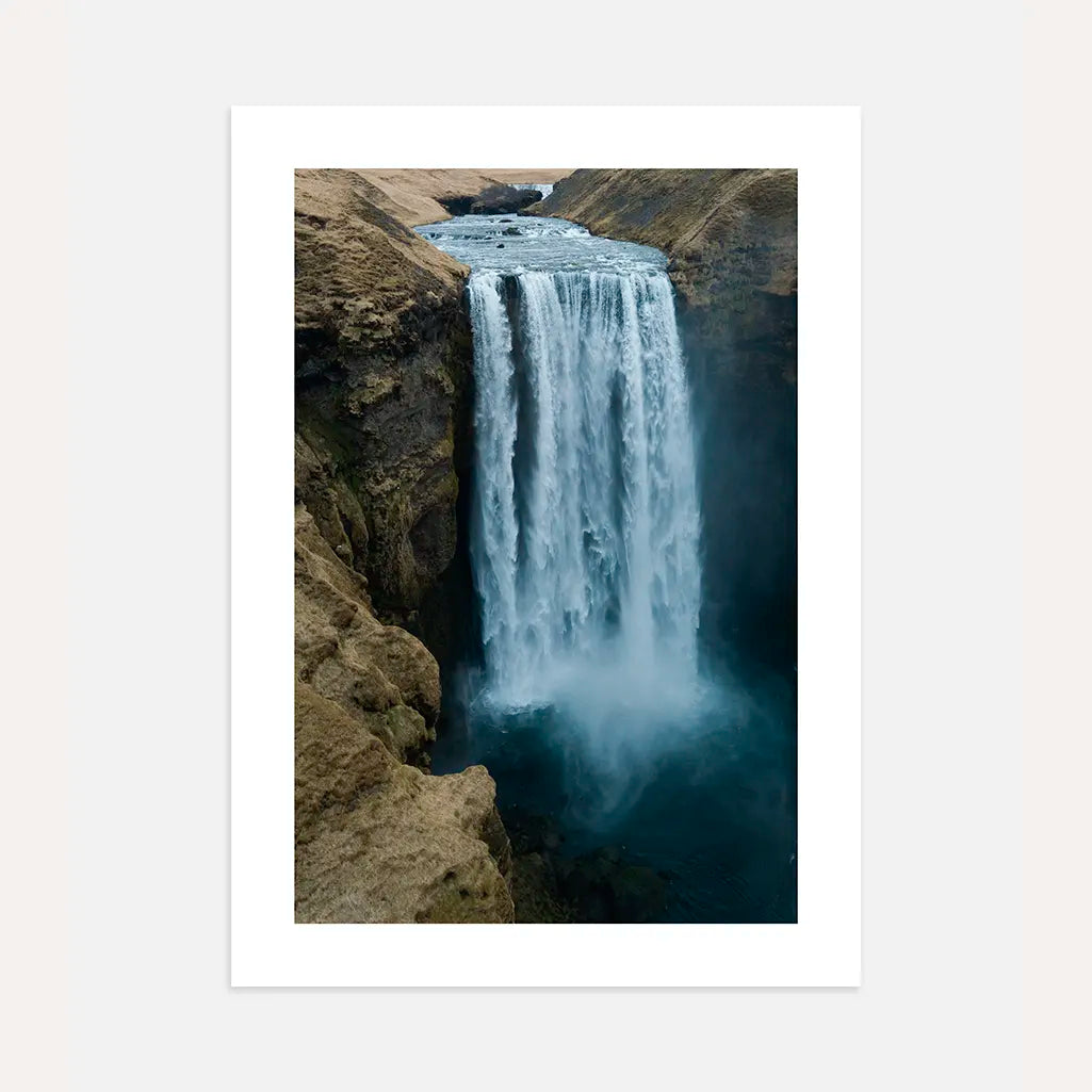 Powerful Waterfall Poster
