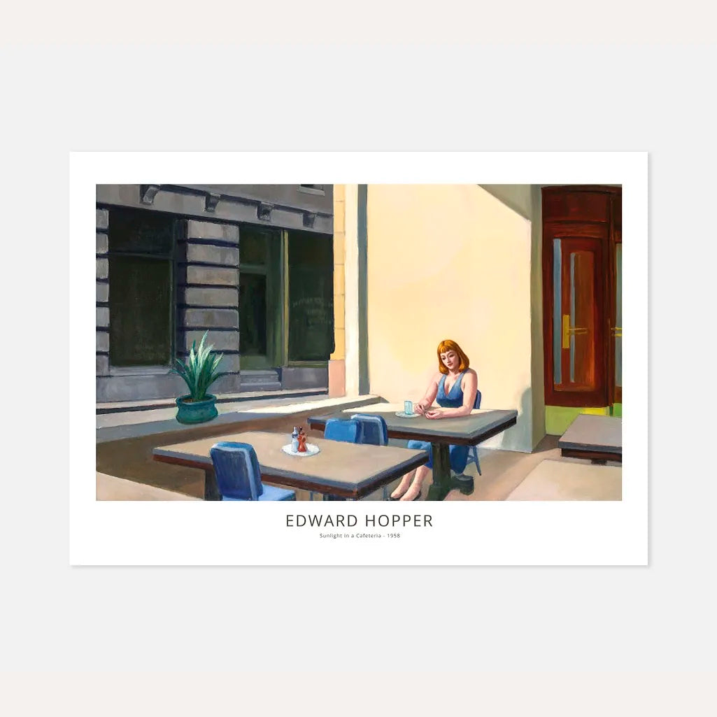 Edward Hopper Sunlight in a Cafeteria Poster