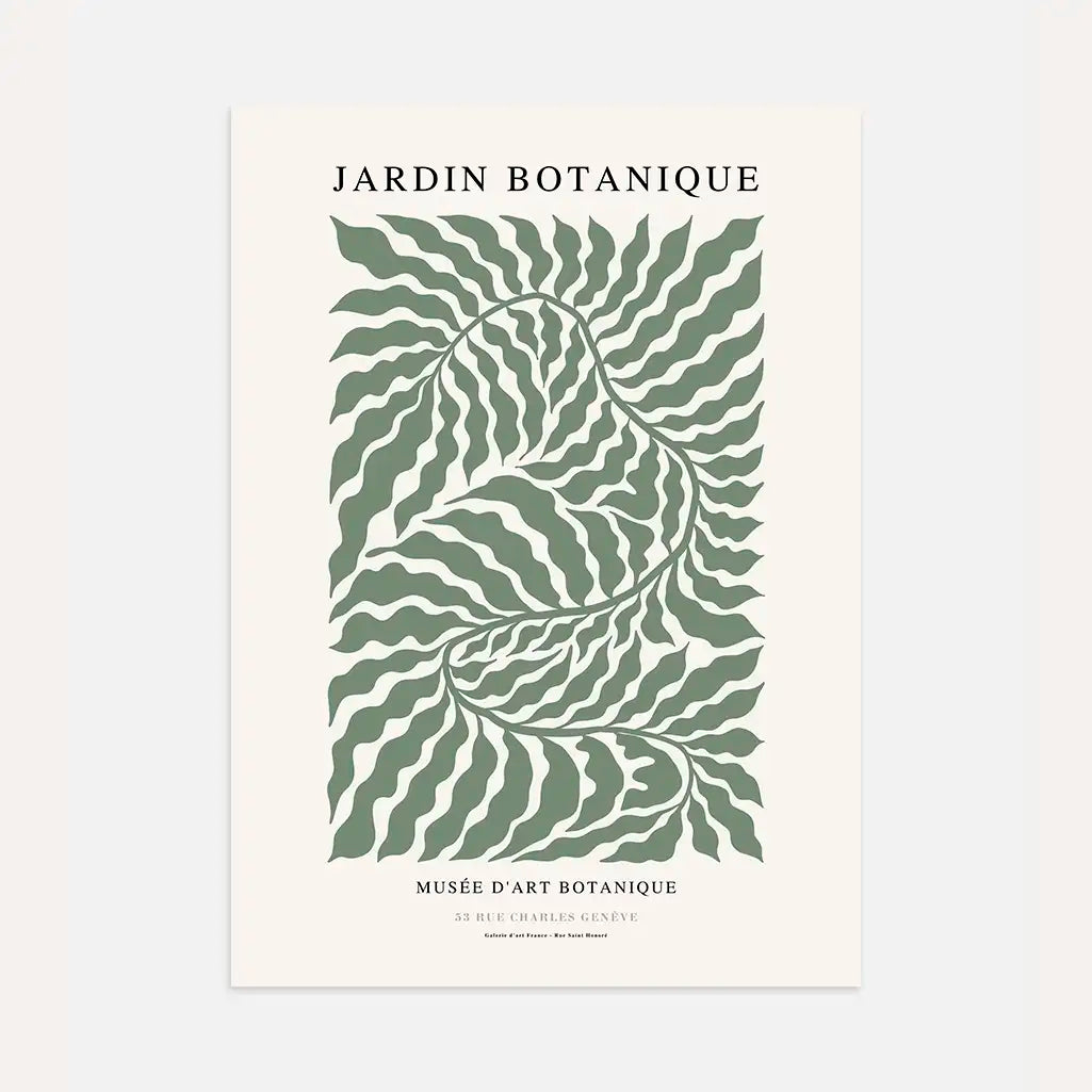 Jardin Botanique Poster