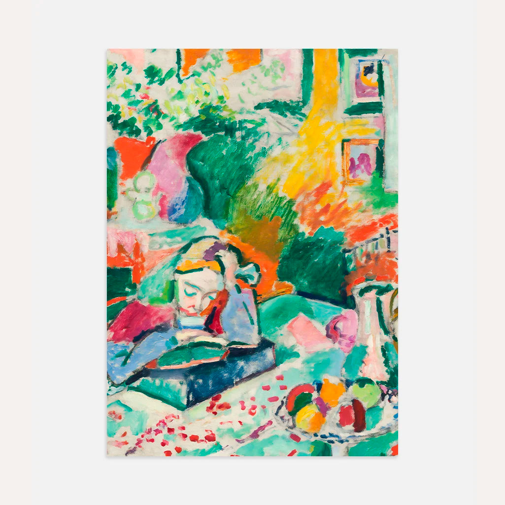 Matisse Girl Reading Poster