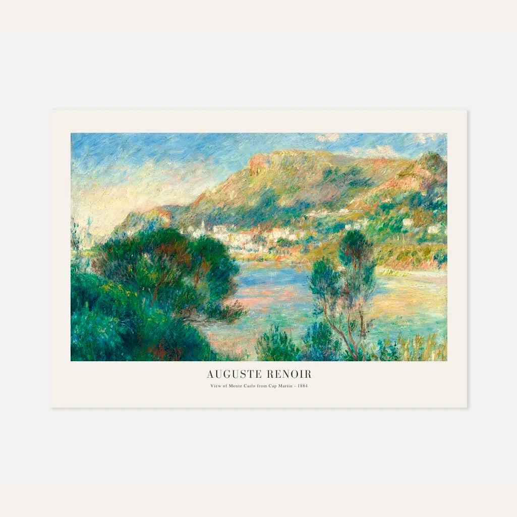 Auguste Renoir View of Menton Poster
