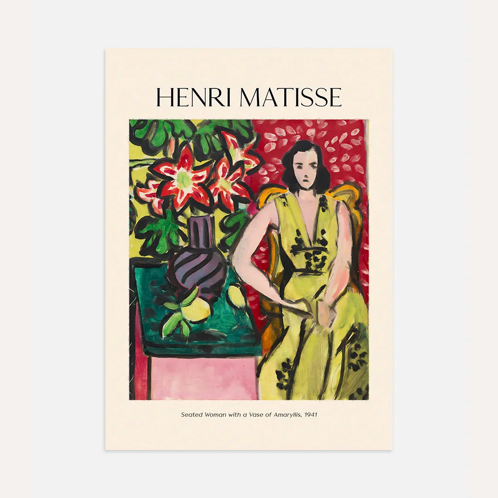 Henri Matisse Seated Woman Poster