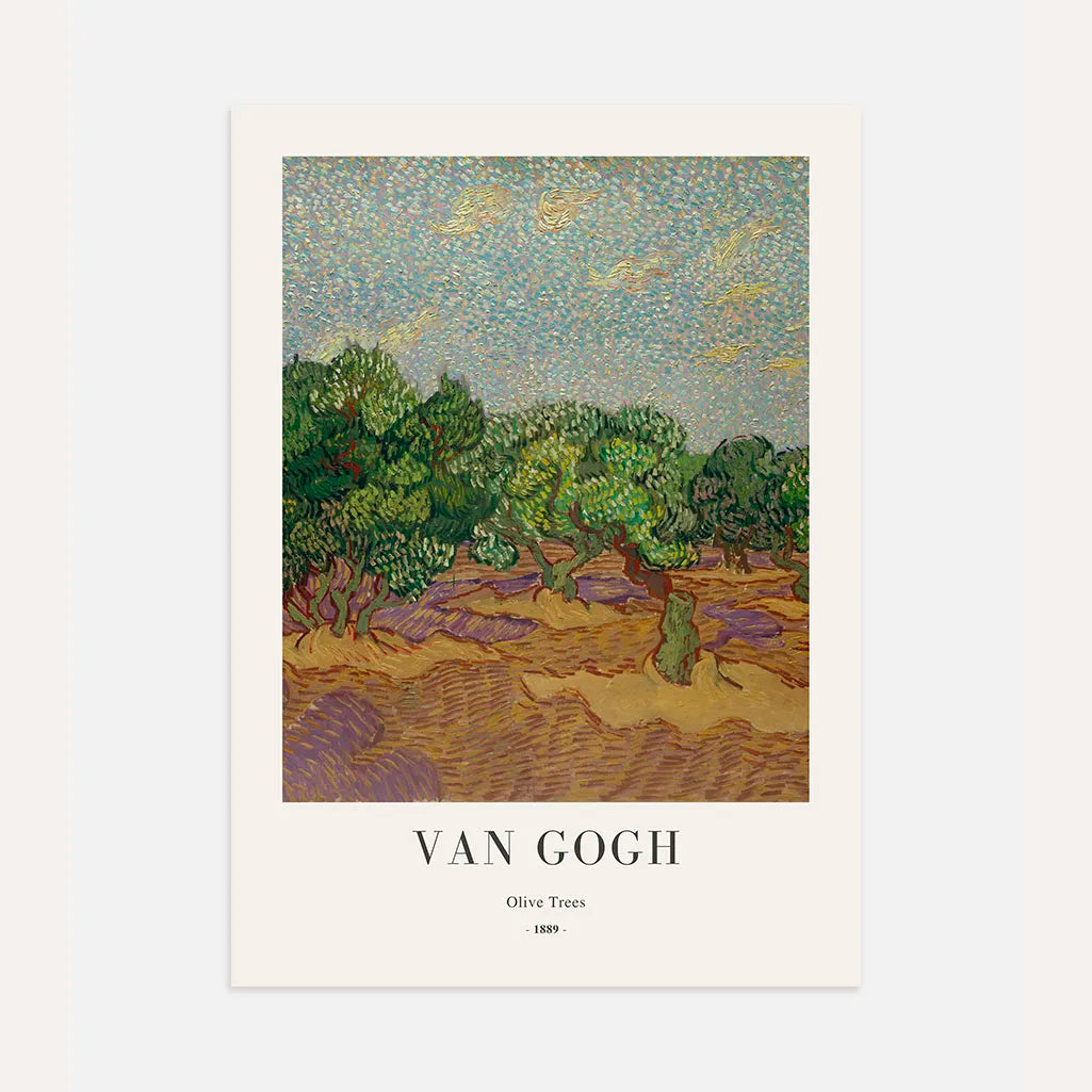 Vincent van Gogh Olive Trees Poster