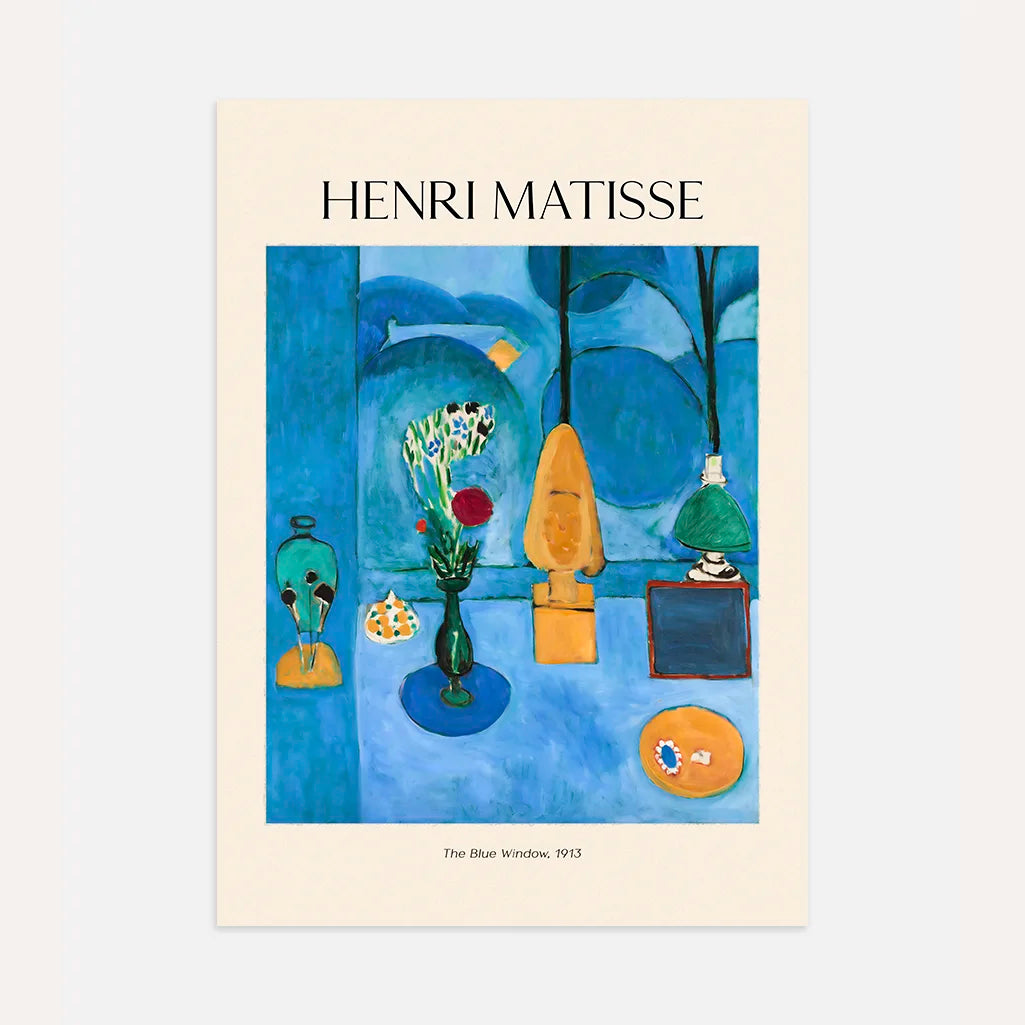 Henri Matisse The Blue Window Poster