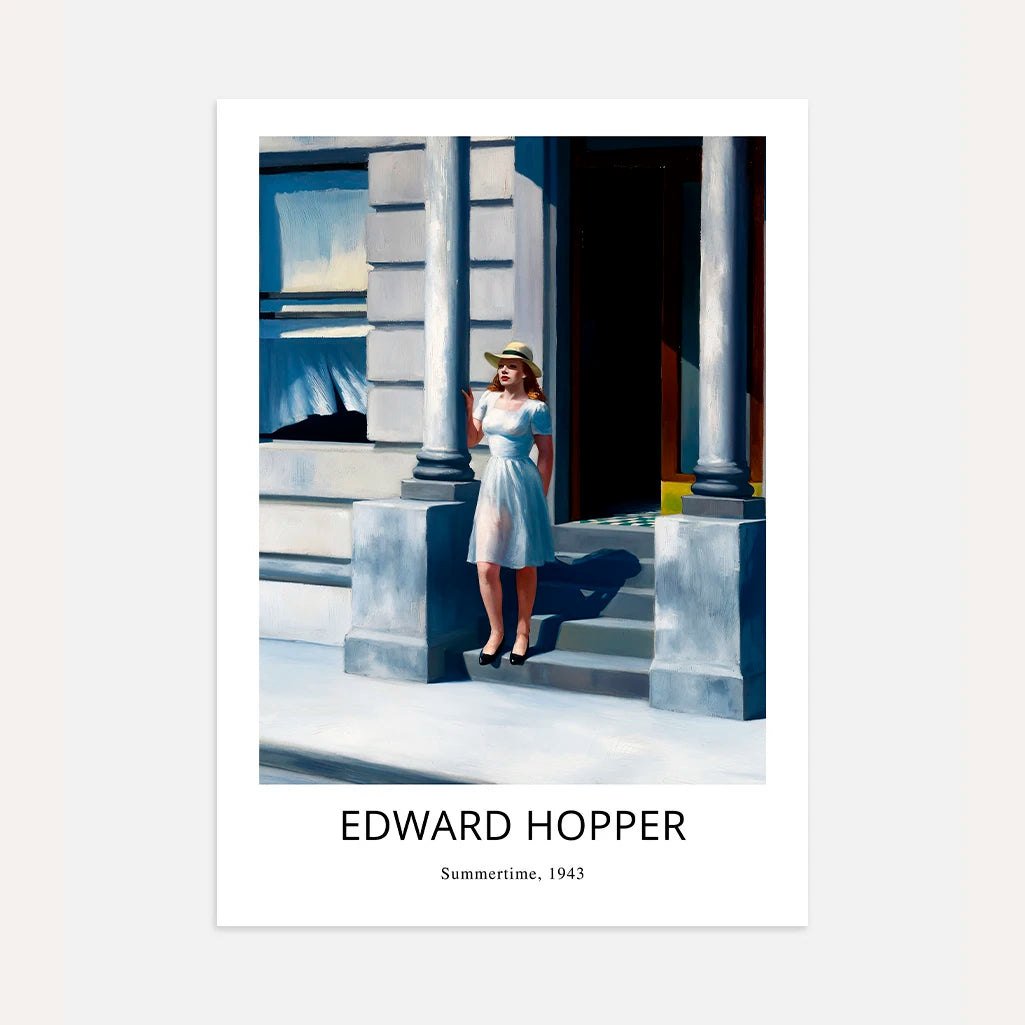 Edward Hopper Summertime 1943 Poster