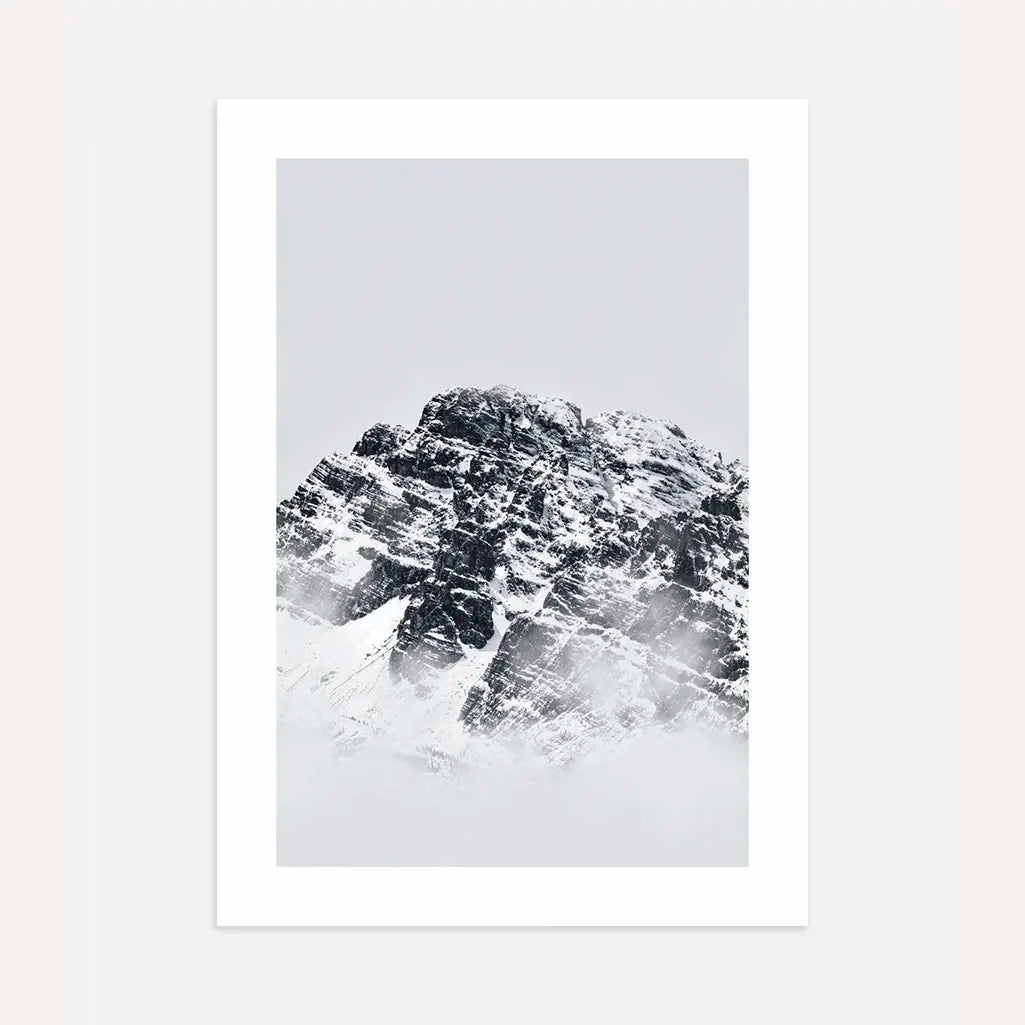 Icy Mountain Monument Poster