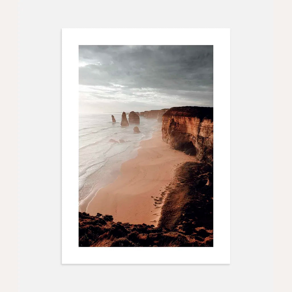 Cliffs at Dusk Poster