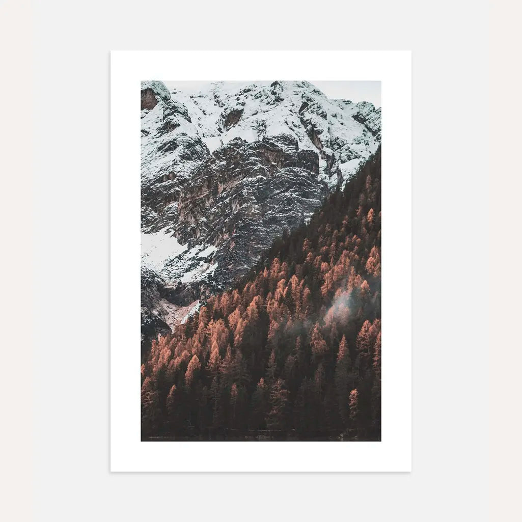 Mountain Contrast Poster