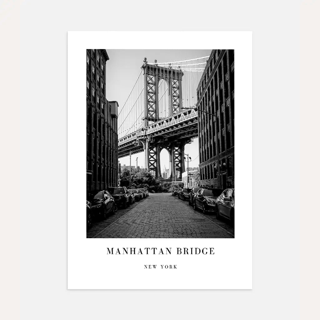 Manhattan Bridge Brooklyn View Poster