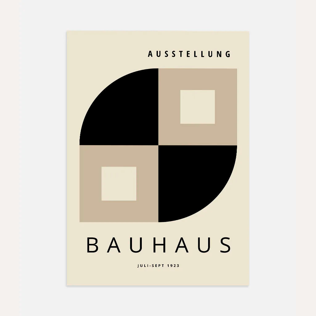 Bauhaus Modernist Figures Poster
