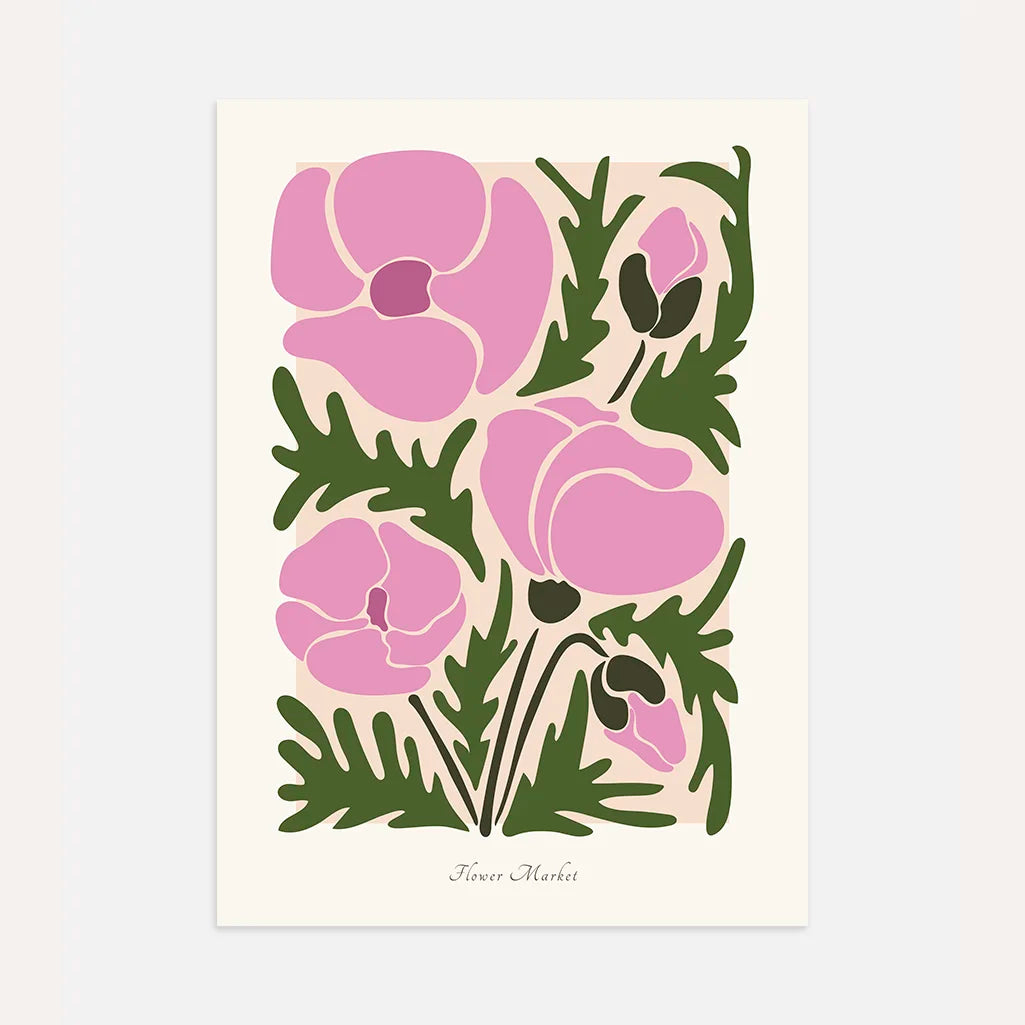 Floral Market Poster