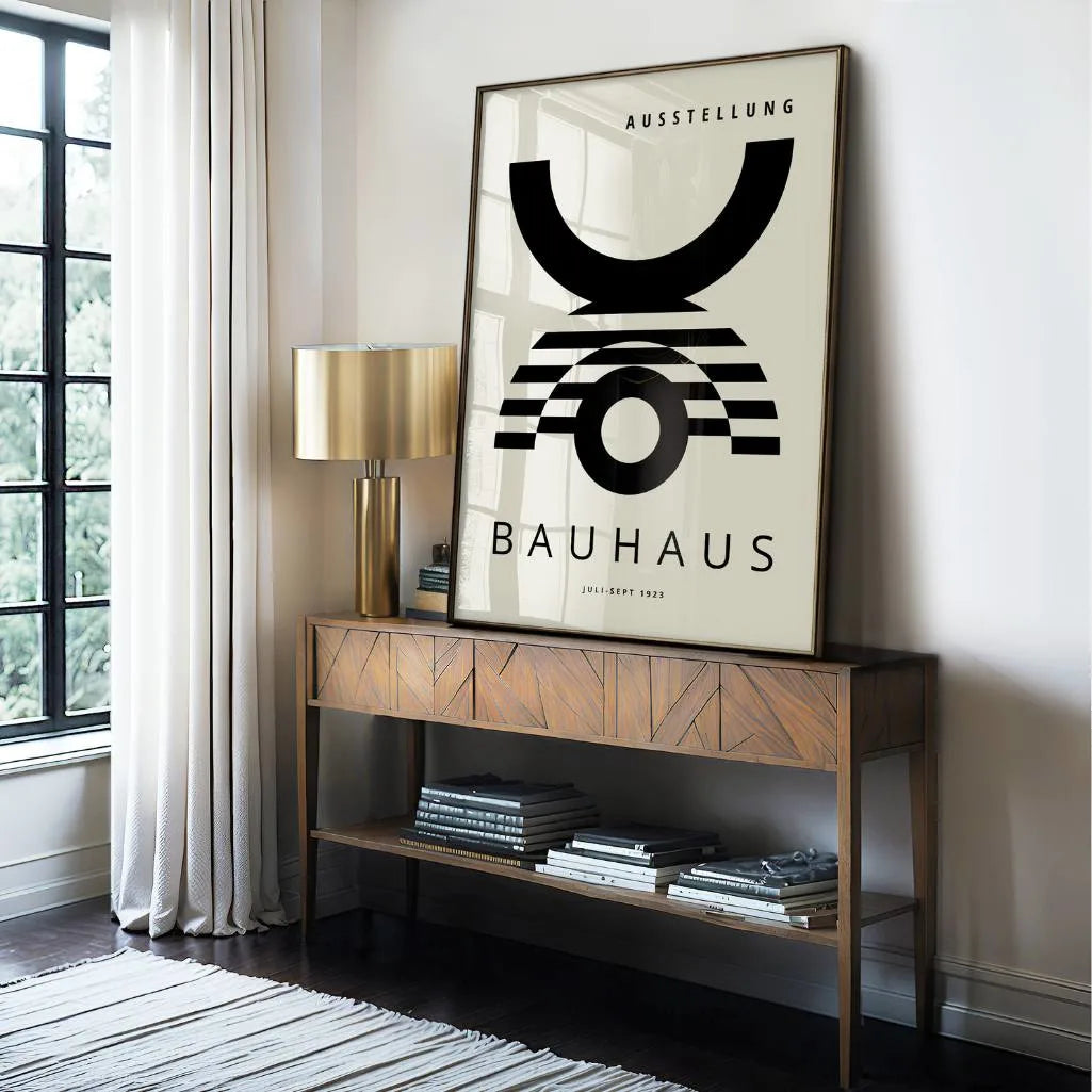 Bauhaus Geometric Shapes Poster