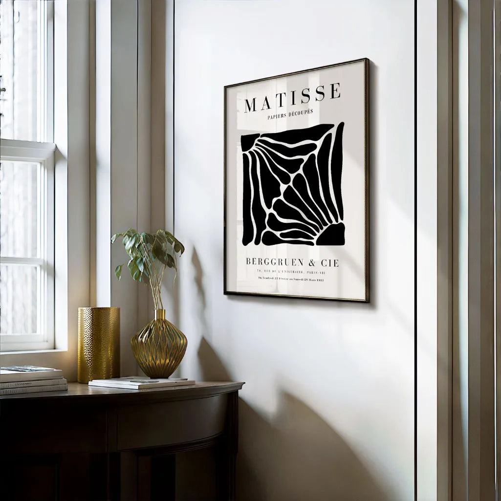 Henri Matisse Black Floral Silhouettes Poster