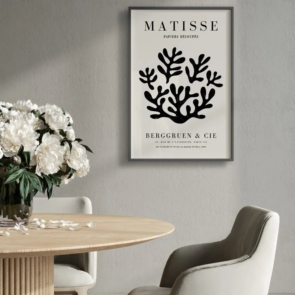 Henri Matisse Black Corals Poster