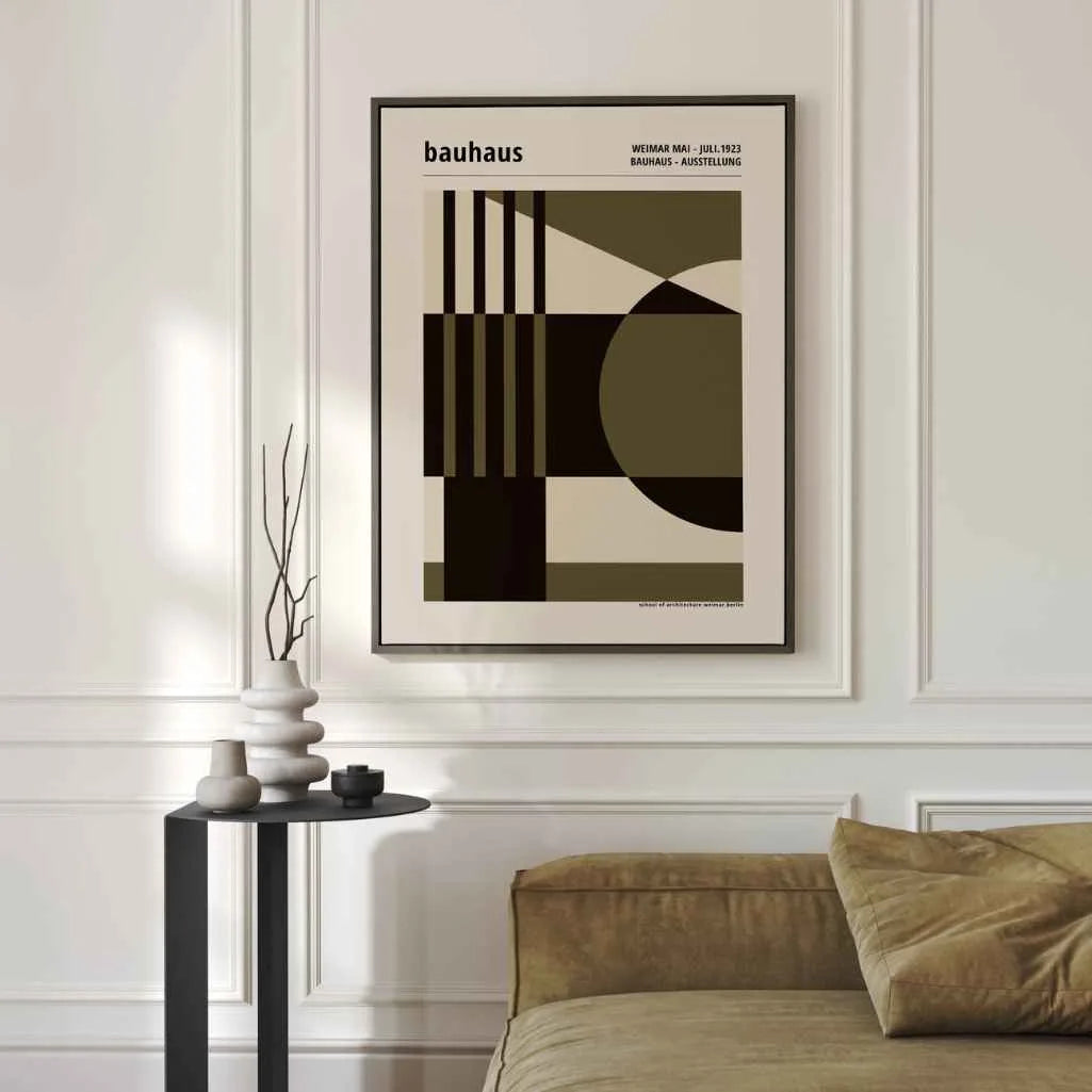 Bauhaus Architectural Form Poster