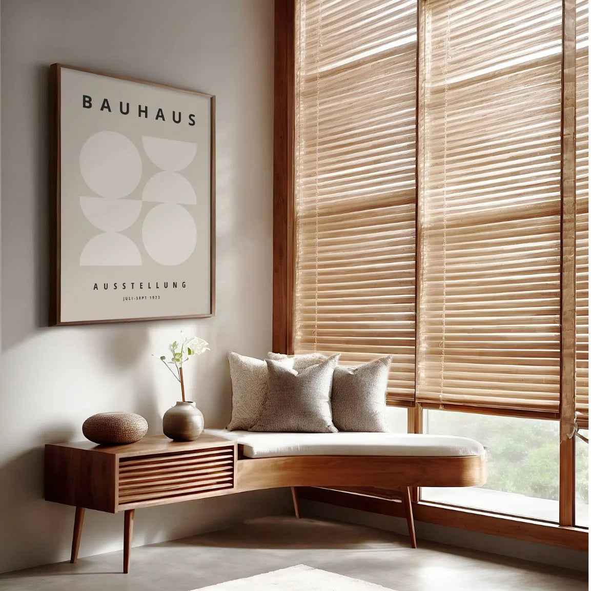 Beige Bauhaus Poster