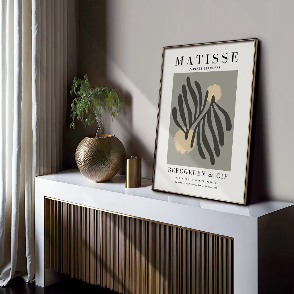 Henri Matisse Grey Leaves Poster